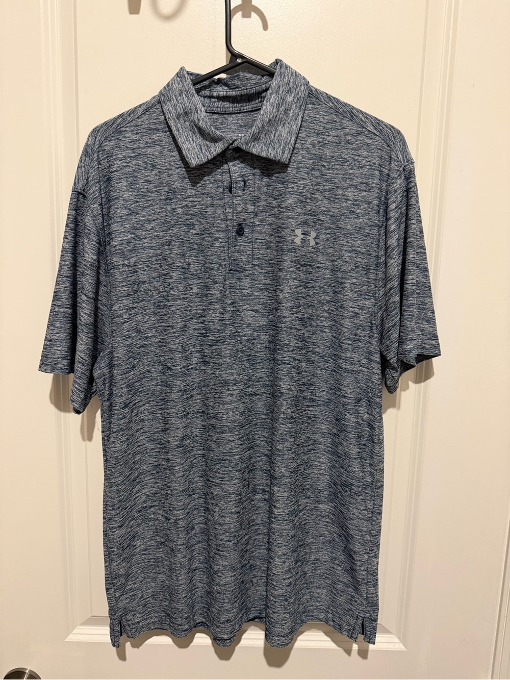 Under Armour Men’s Heathered Navy Blue Performance Polo